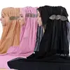 Muslim Women Diamonds Chiffon Long Scarf Islamic Hijab Headscarf Wraps Shawls Turban Arab Accessories 70*170cm