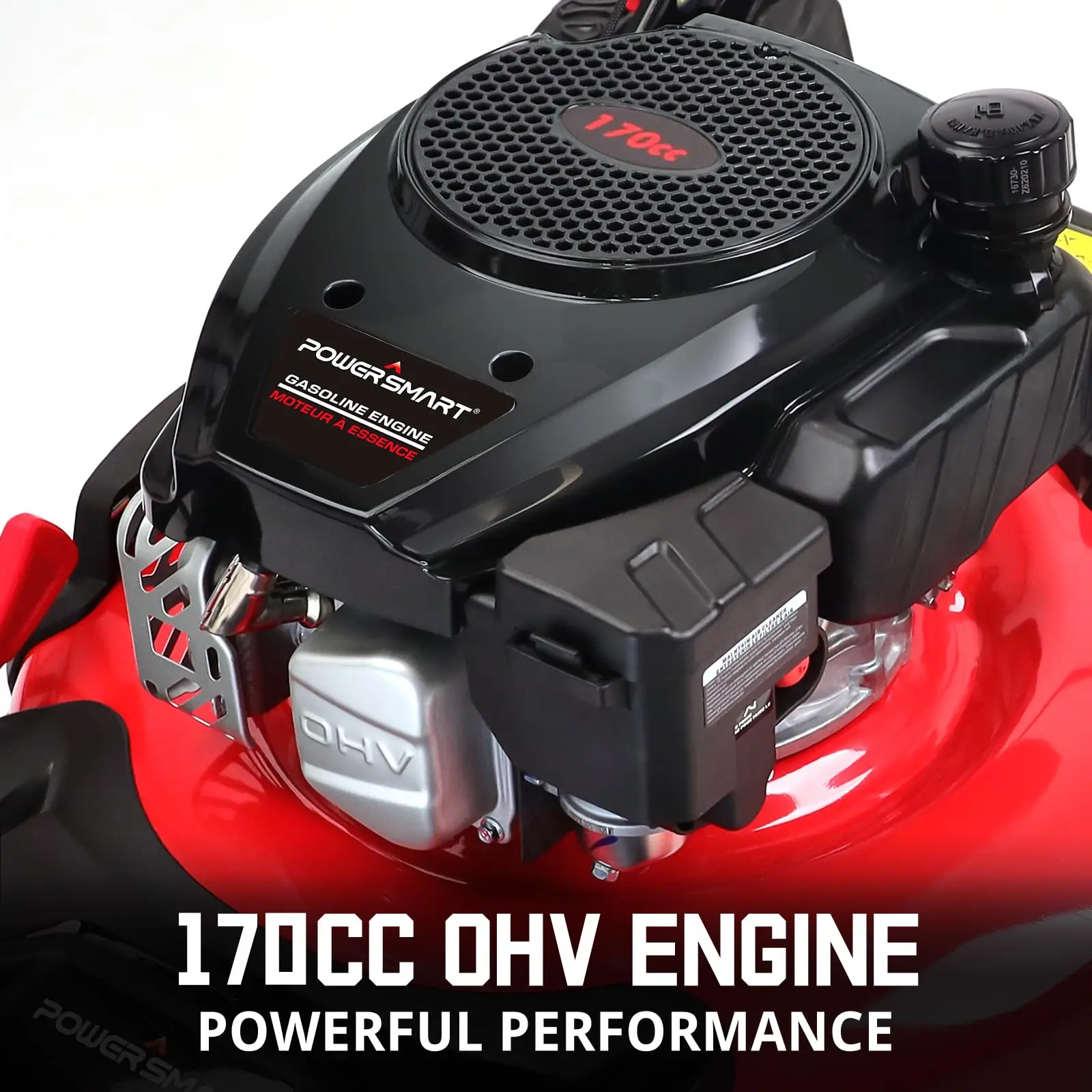 Self-Propelled Gas Lawn Mower 21" 170cc OHV Engine 3