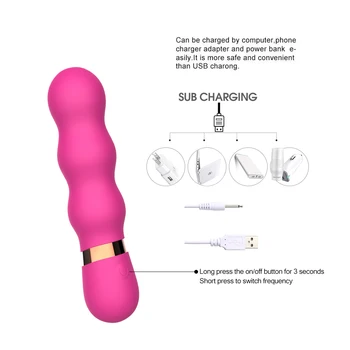 G-Spot Vaginal Vibrator Clit Butt Plug Ass Porn Sex Toys Female Adult Vibrator Toy Toy Female Sex Masturbator 5