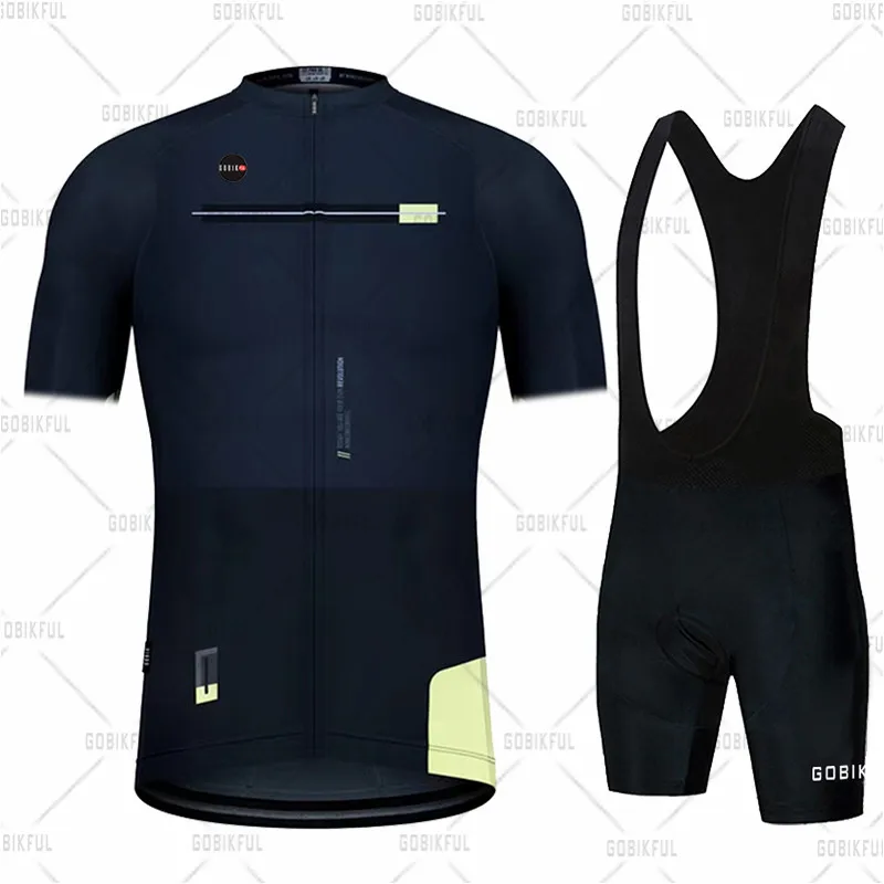 2024 Gobikful Summer Cycling Jersey Set Man Short Sleeve Mountain Bike Cycling Wear Triathlon Bicycle Clothing MTB Bike Shirts 2
