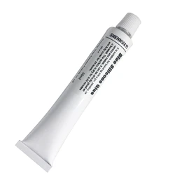 Blue silicone adhesive with strong adhesion and permanent color retention