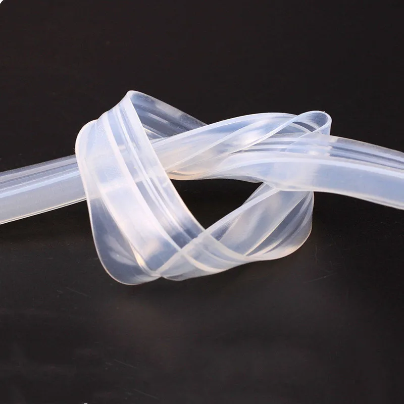 1-3M Silicone Rubber Window Glass Seal Strip U Shape Crashproof soundproof Glass shower Door Sealing Strips Hardware Accessories