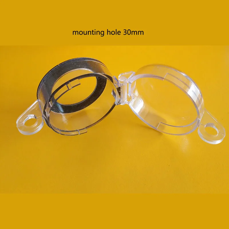 tampa transparente dustproof 22mm 30mm de diametro 10pcs 02