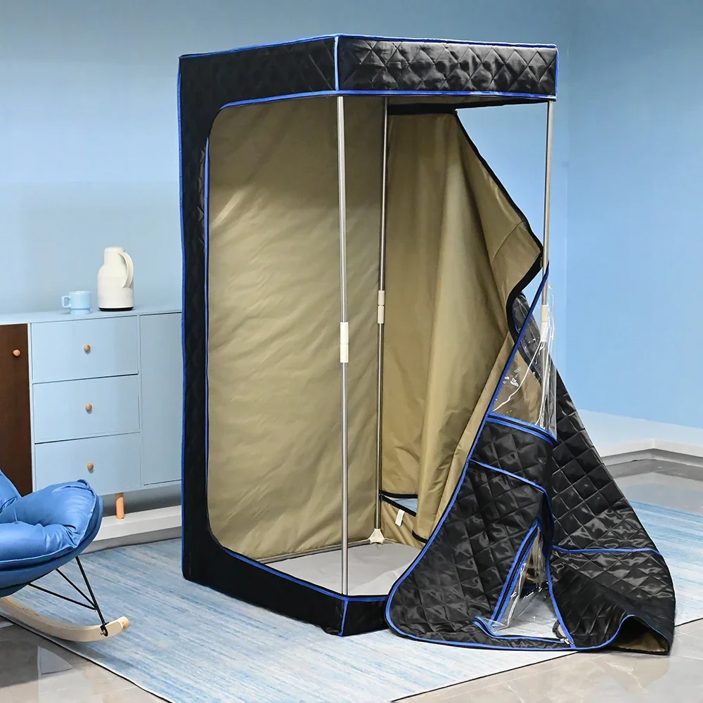 Portable Folding Steam Room Beneficial Skin 3L Machine Slimming Bath SPA Health Simple Joint Steel Frame Portable Sauna