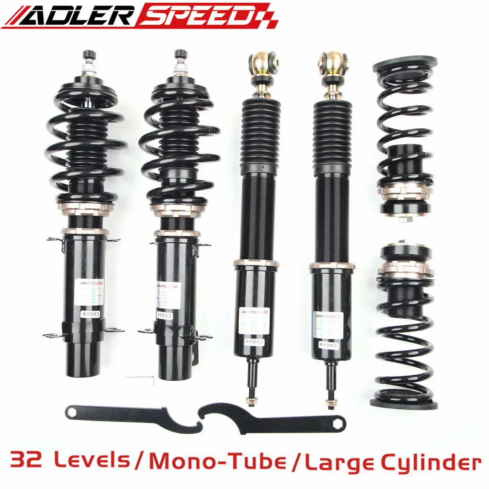 

ADLERSPEED Coilover Lowering Suspension Kit For VW Beetle 98-10, FWD /VW Golf MK4 99-04, FWD / VW Jetta MK4 99-04, FWD