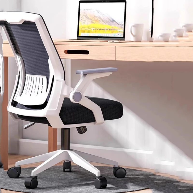 Wheels White Office Chairs Black Nordic Playseat Gaming Office Chairs Computer Ergonomic Cadeiras De Escritorio Furniture waiting black chair designer mobile lounge modern office hotel dining chairs luxury minimalist cadeiras de jantar furniture