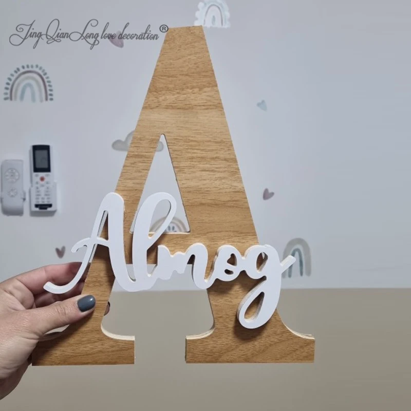 

Personalized wooden letter for nursery, Large Baby Crib Sign, Kids Room Decor, Baby Name sign, Shower Gift