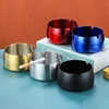 Silver Metal Ashtray for Cigarette Windproof Stainless Steel Ash Tray 1