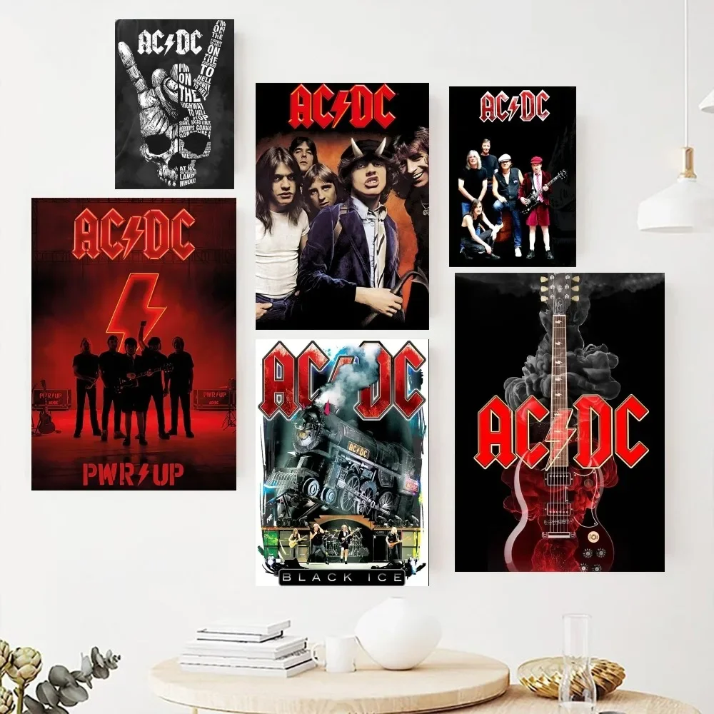 BAND-A-AC-DC-Poster-Paintings-on-The-Wall-Picture-for-Living-Room ...