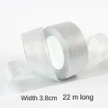 40mm silver Glitter