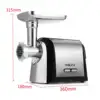Electric Meat Grinders 3200W Stainless Steel Powerful Electric Grinder Sausage Stuffer Meat Mincer Home Kitchen Food Processor 5