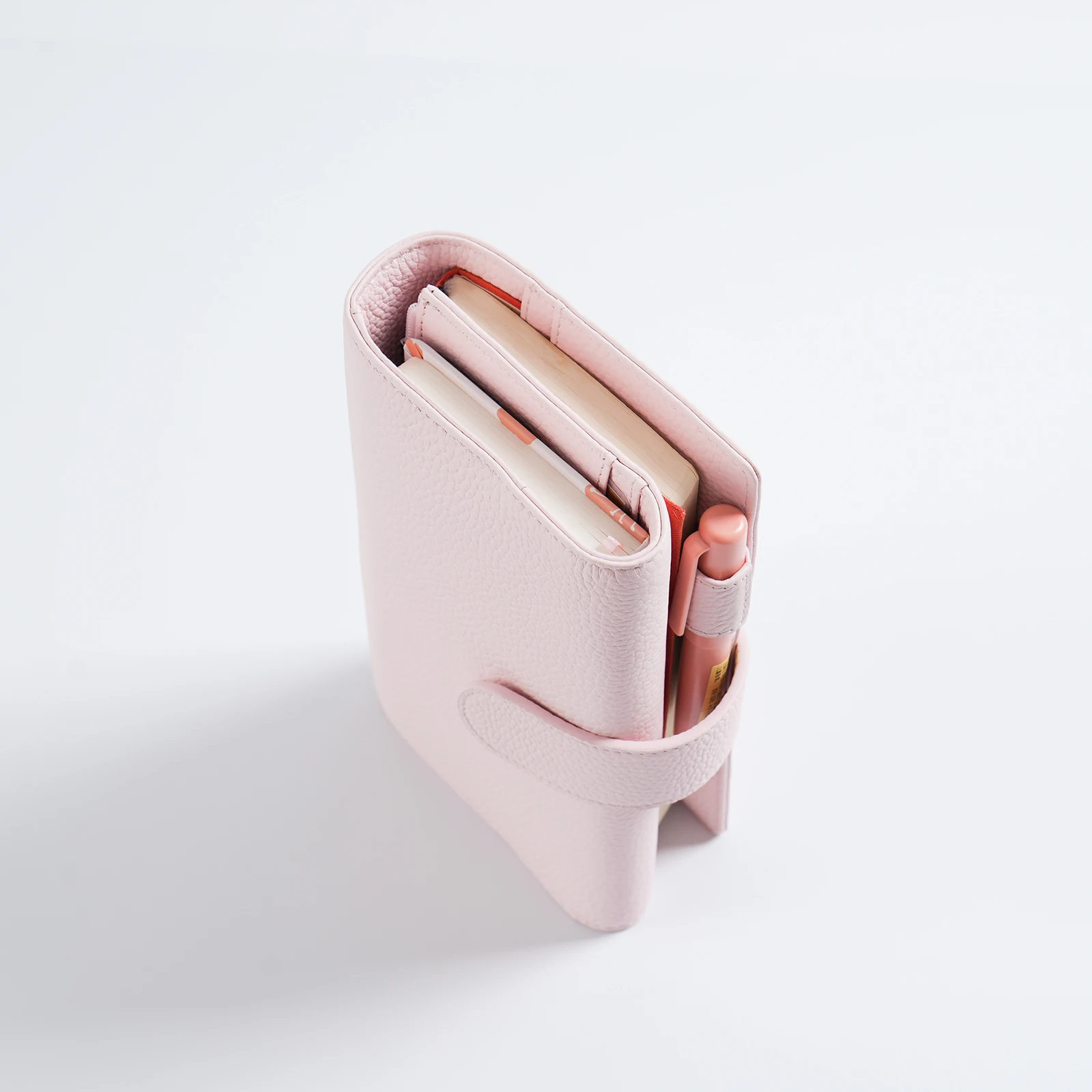 Moterm Trifold Planner Cover for Hobonichi Weeks/ Weeks Mega Notebook Pebbled Grain Leather Organizer Agenda Diary Journal 4