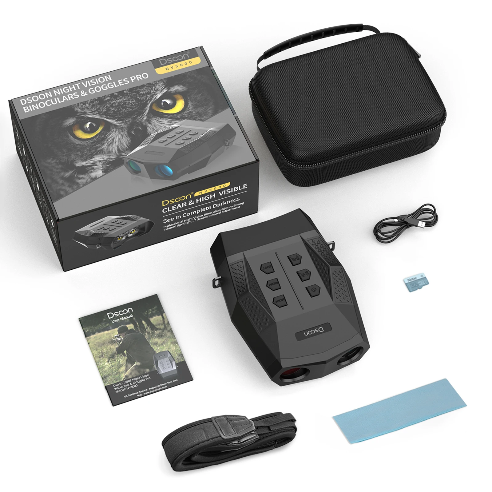 Night Vision Binoculars NV5000 Camping Activities Camping Boutique