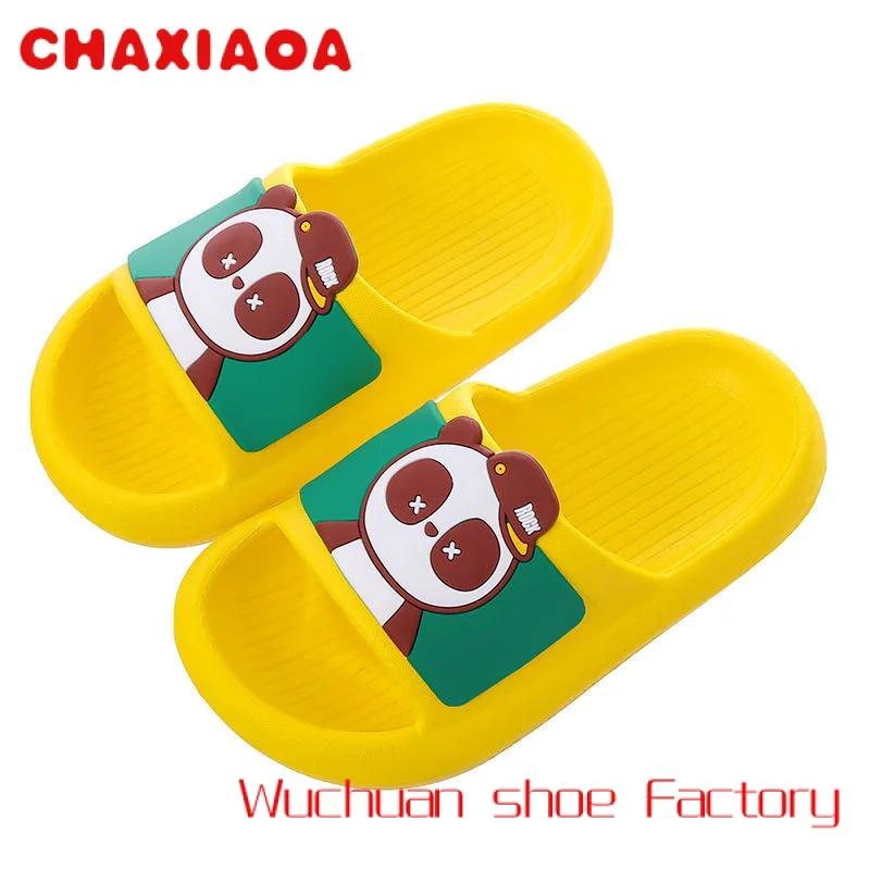 

Children's slippers for boys and girls general new indoor anti-slip anti-fall soft bottom cartoon cute panda baby drag