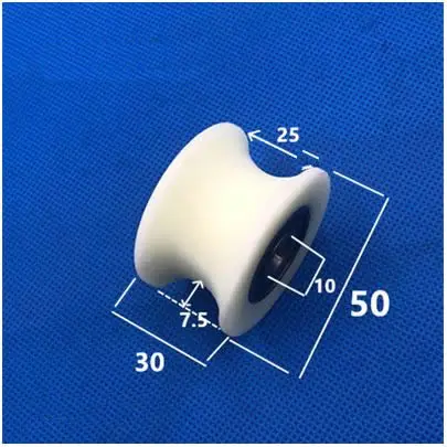 PATIKIL Poulie à Rainure En U En Nylon 5 X 25 X 9 Mm, Lot