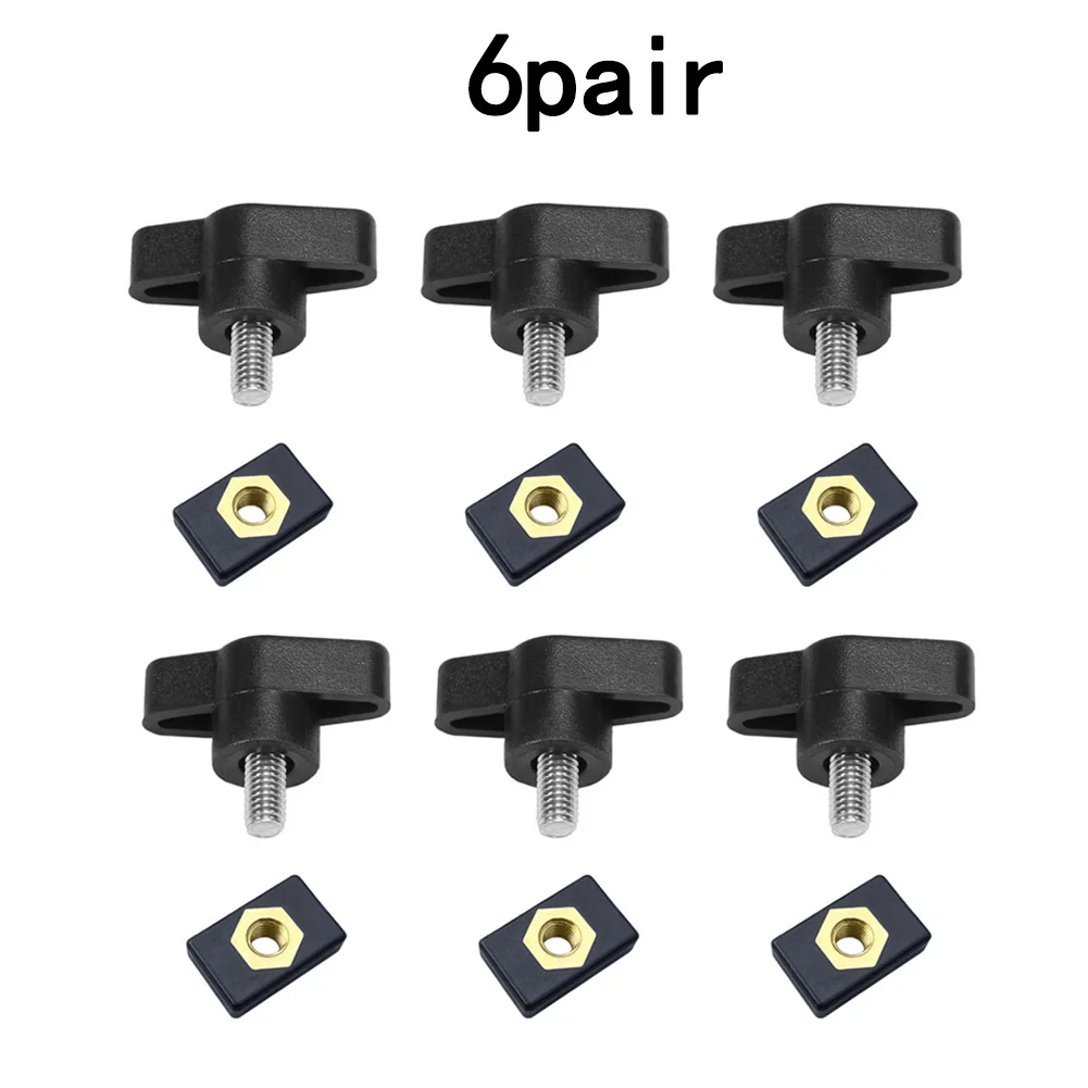 Sports Festnight 4 Stainless Steel Kayak Rail/Track Screws & Track Nuts