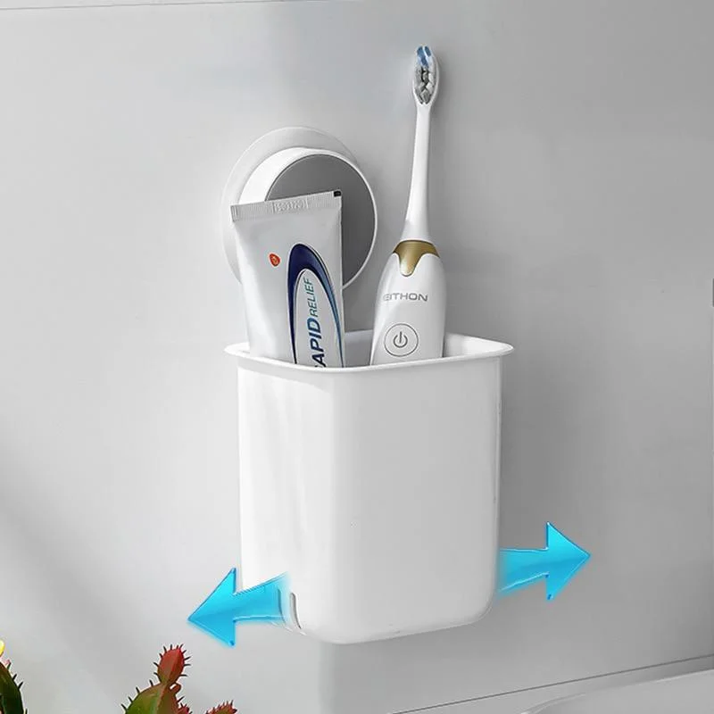 Toothbrush Wall Mounted Holder Toothpaste Mouth Cup Drill-Free Bathroom Storage Shelf Portable Rack storage rack,bathroom shelf,bathroom storage shelf,storage shelf,bathroom accessories,bathroom corner shelf,toothbrush holder set,floating shelves
