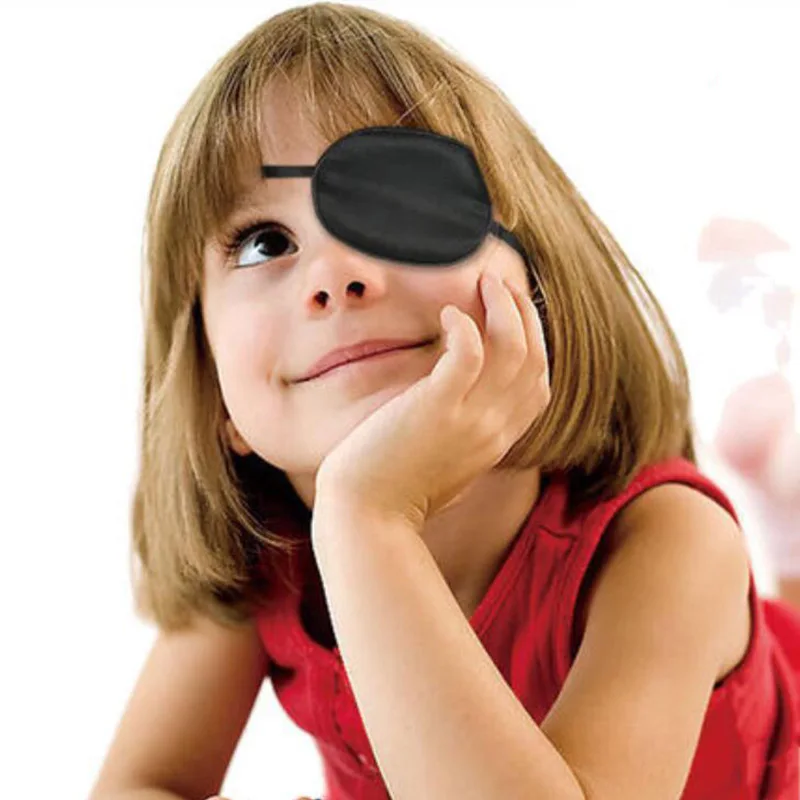 HANRIVER Children amblyopia single eye mask men and women all cover shading correction strabismus the blindfold