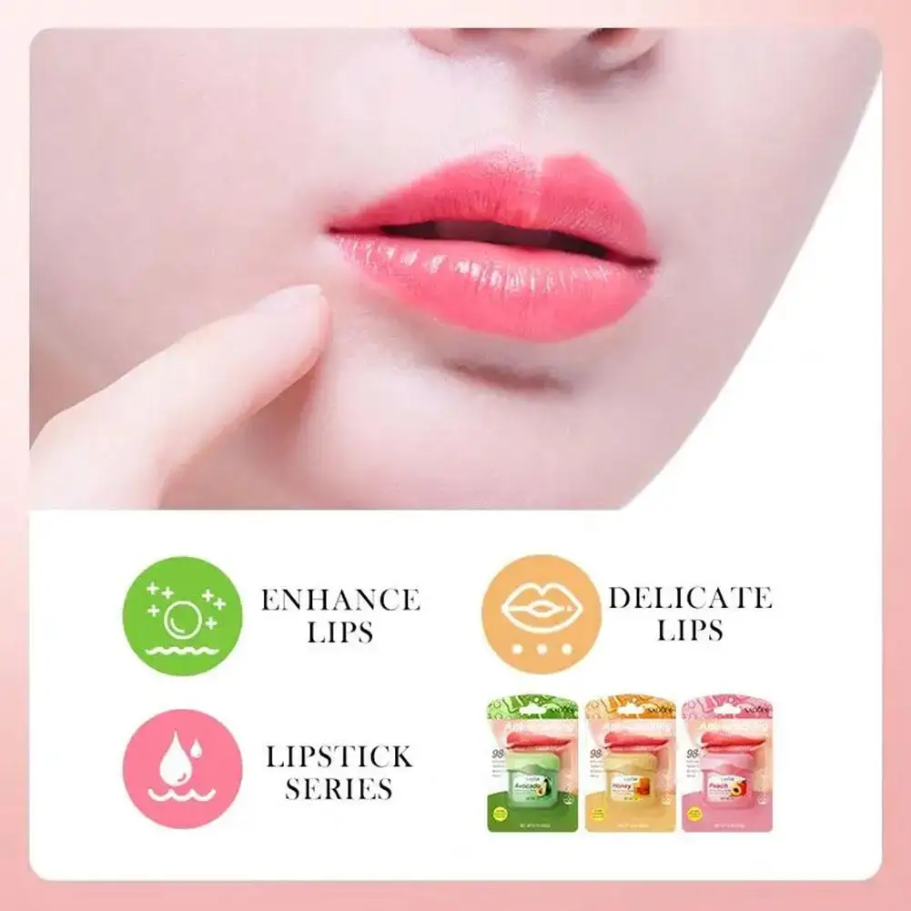 

Lip Balm Moisturizing Lipstick Base Moisturizer Makeup Plant Natural Petroleum Jelly Balm 7g Lip Lip Care Anti-Cracking R4R7