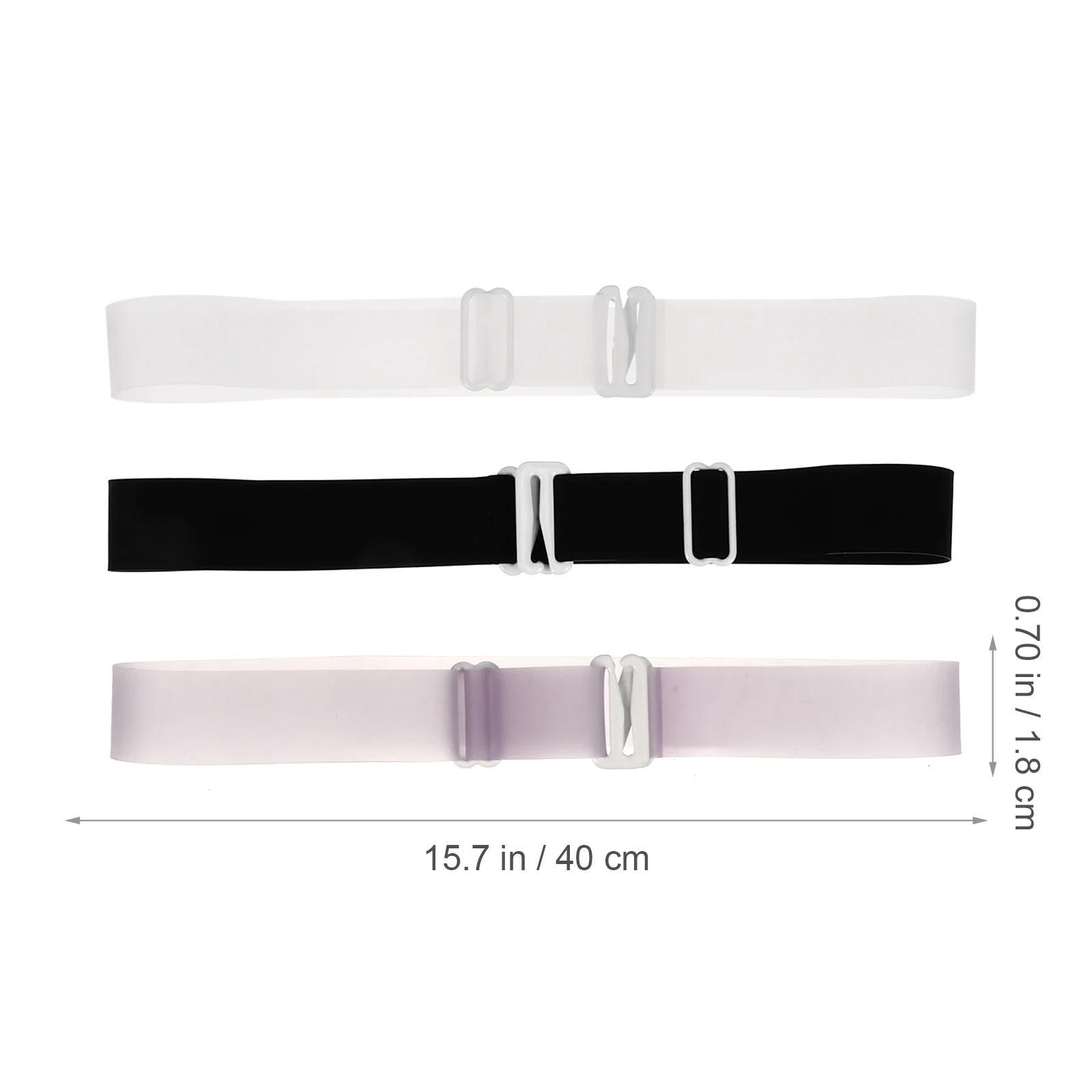 

6 пар силиконовых сменных ремней для женщин, широкие силиконовые ремни