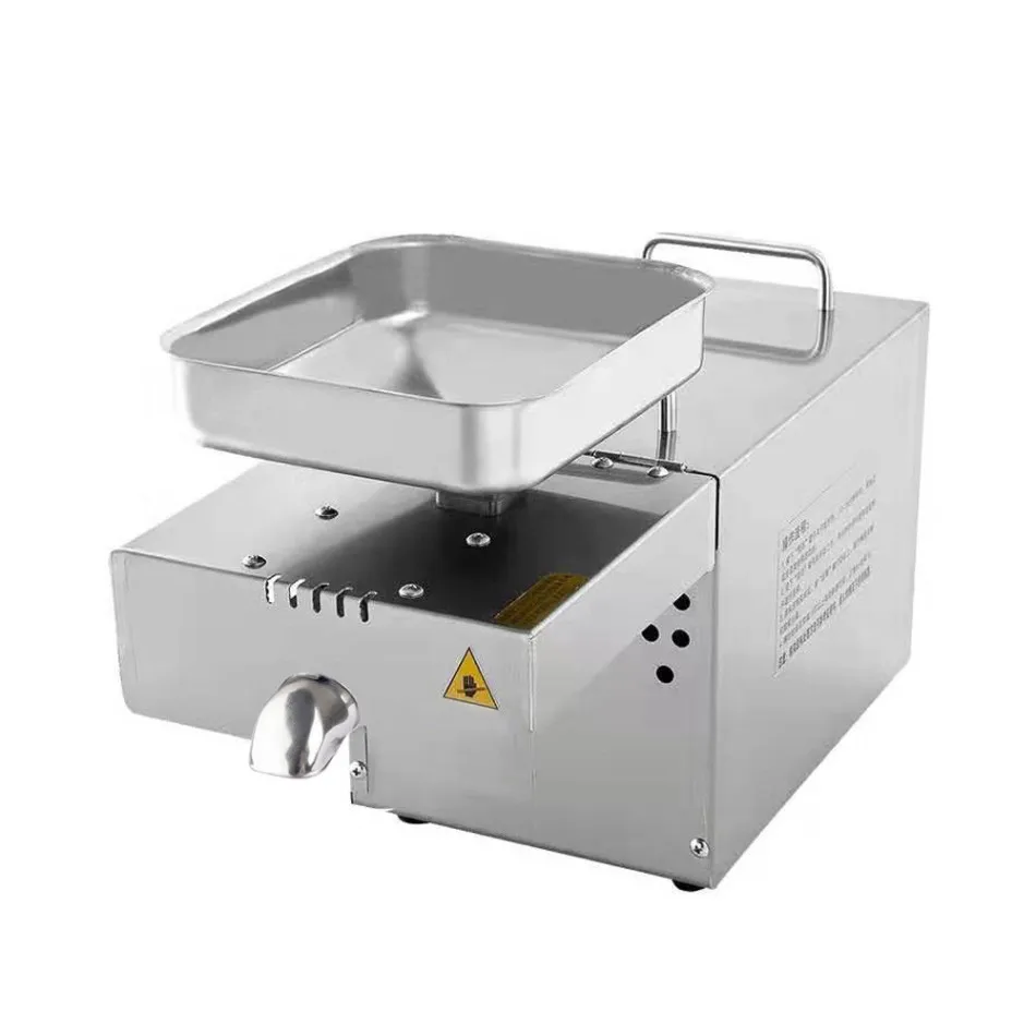Automatic Oil Extractor Intelligent Temperature Controlled Stainless Steel Oil Press Machine For Cold/Hot Squeeze Heating 4