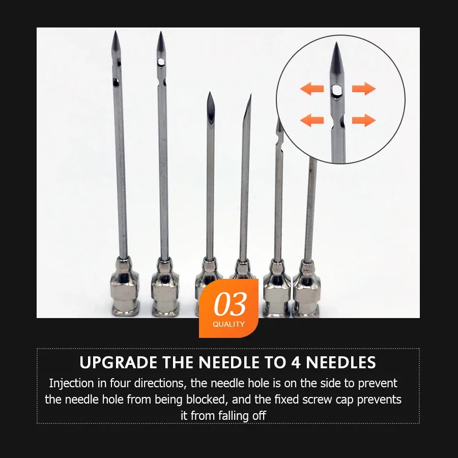 Automatic High Pressure Meat Marinade Gun Machine Pump Flavouring Needle Injector for BBQ Lamb Shanks Whole Lamb Chops Beef