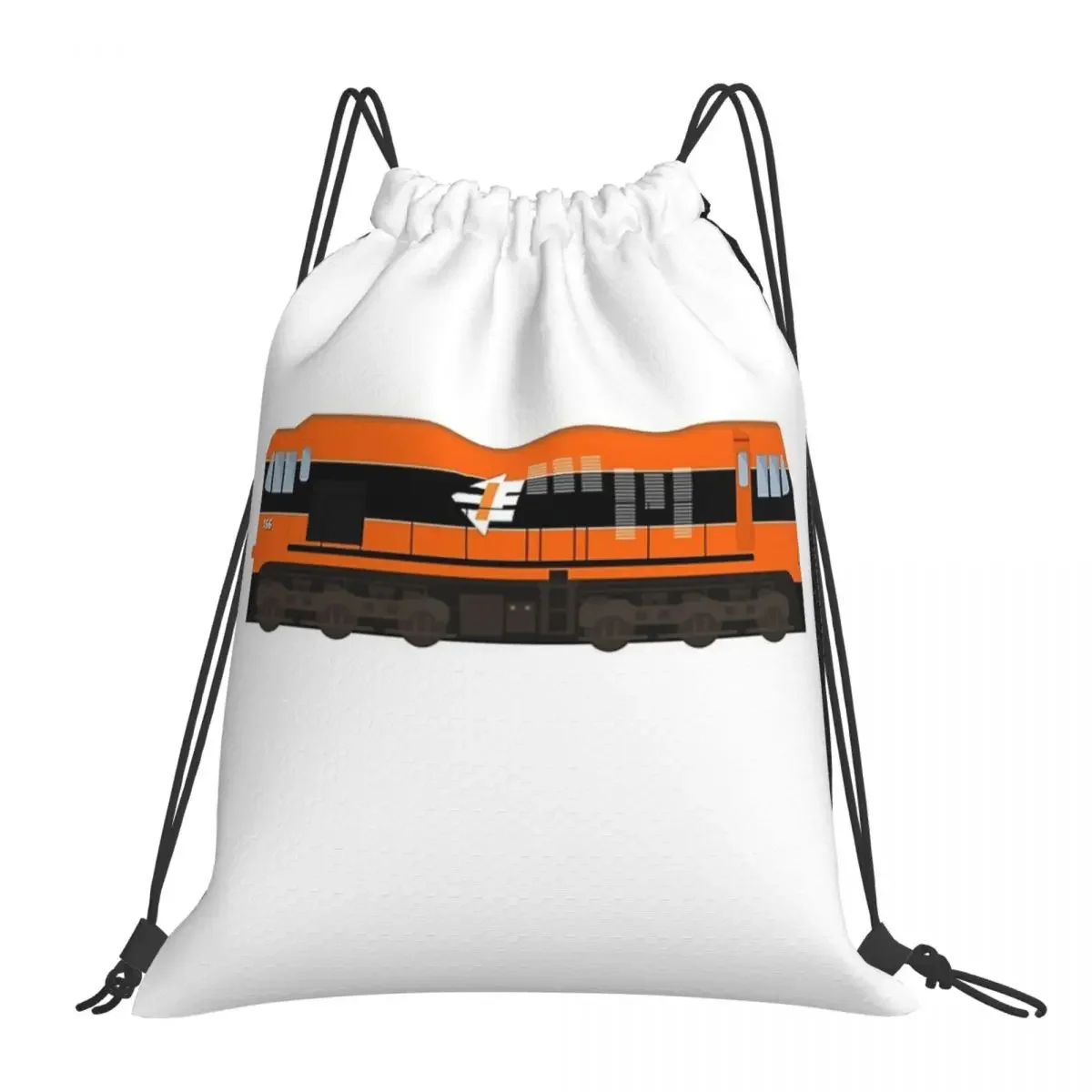 

Irish Rail Retro Train Backpacks Multi-function Drawstring Bags Drawstring Bundle Pocket Sports Bag BookBag For Travel School