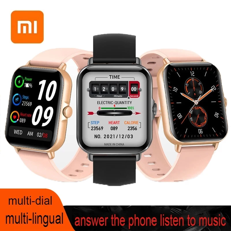 Xiaomi Smart Watch Bluetooth Risposta Chiamata Smart Watch Quadrante Full Touch Da Uomo Fitness Tracker Smart Watch Cardismart Watch