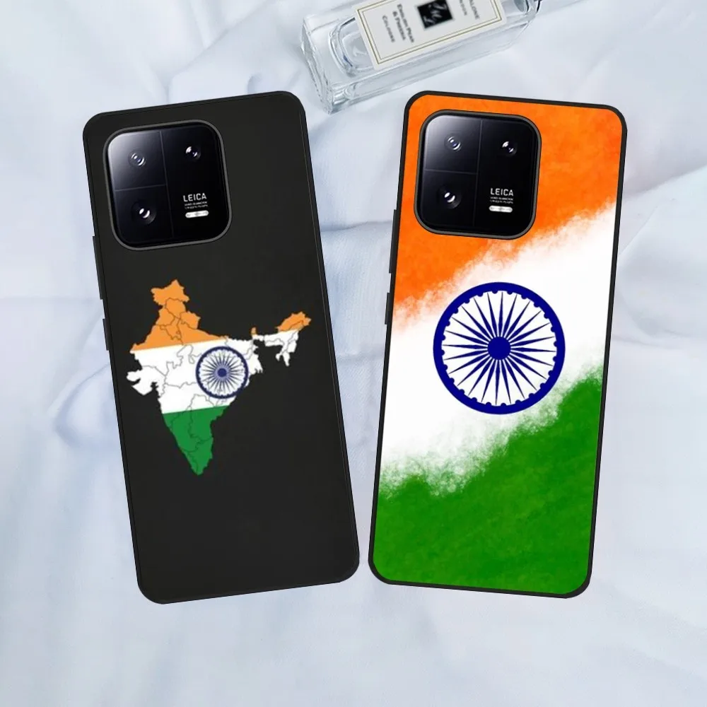 Krajewses Indians Flag  Phone Case For Xiaomi 13 12 11 Redmi Note12 Poco F5 F4 Series Soft Black Phone Cover