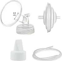 Flange Pump Parts Compatible with Spectra S2 S1 Breast Pumps Replacement for Spectra Flange Duckbill Valve Backflow Protector 1