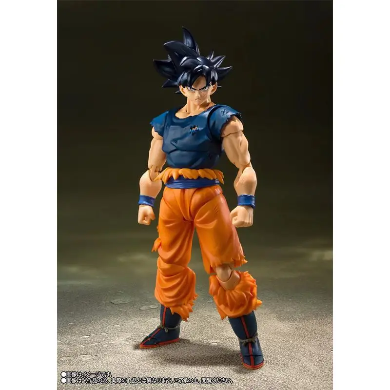 100% Original Bandai S.H.Figuarts SHF Son Goku Ultra Instinct Sign Dragon Ball In Stock Anime Action Collection Figures Model