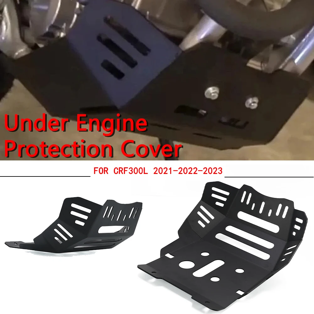 

Motorcycle Under Engine Protection Guard Cover Bash Guards Sump Plate Skid Plate For Honda CRF300L CRF300 L CRF 300 L 2020-2023