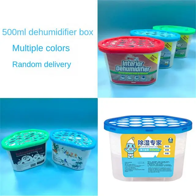 500 Ml-Es Párhuzamosító Doboz Beltéri Fiók Nedvességálló És Penészálló Dekumidifikációs Szer Szekrény Szárítószer - Image 4