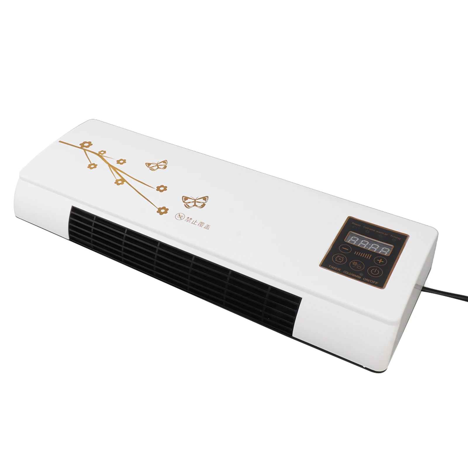 Space Heater for Indoor with Remote Wall Mounted  Conditioner Low Noise Timing Function for Home Office EU Plug 220V 3
