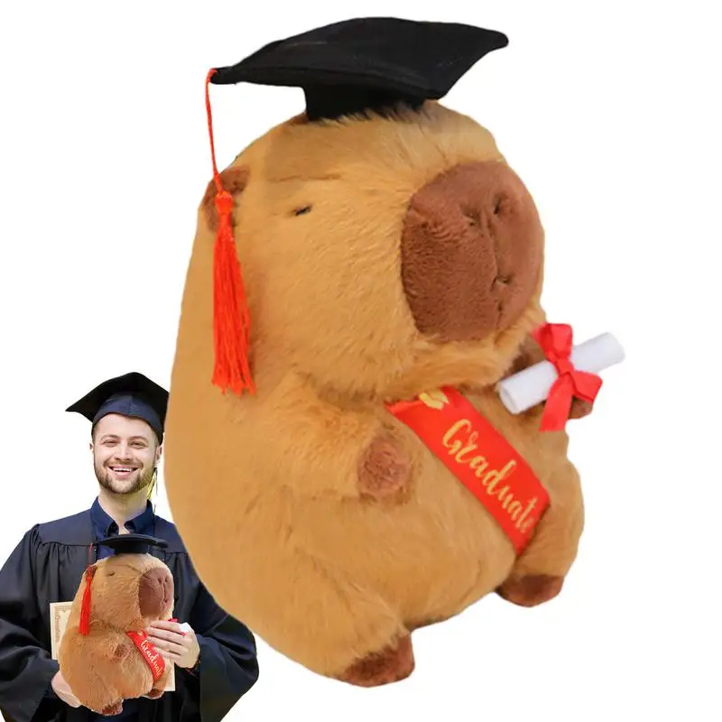 

Плюшевые животные на выпускной, мягкая подушка, кукла, шапка на выпускной, набивные животные, украшение 9,84, ранние подарки, обнимающая кукла для взрослых