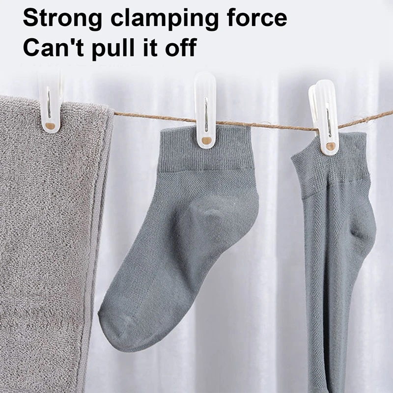 Clothes Pegs Dry Quilt Single Clothespins Household Cotton Quilt Hanger Fixed Large Windproof Clip Clothes Organizer clothes pegs windproof clips 12Pcs