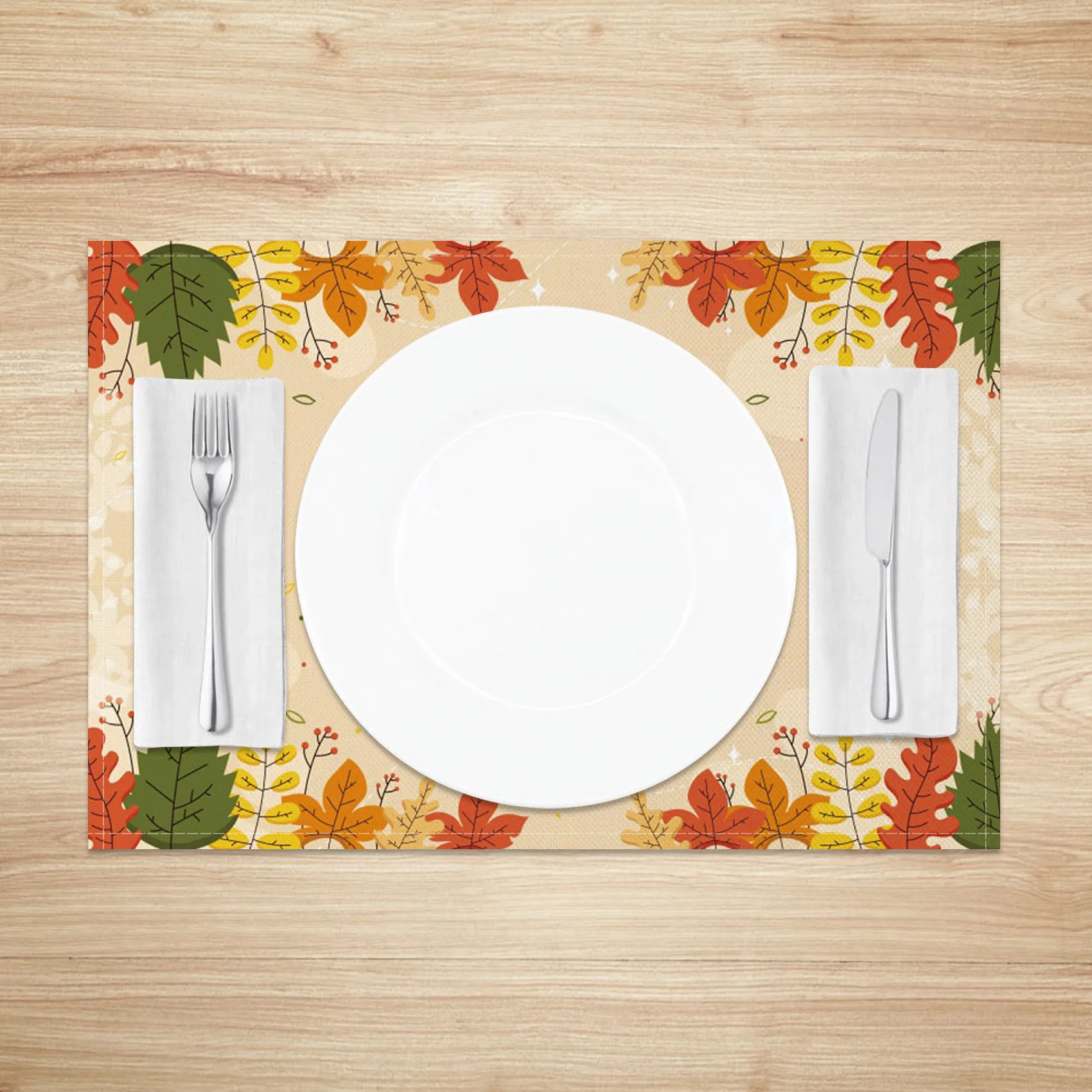 Thanksgiving Pumpkin Harvest Placemats 5