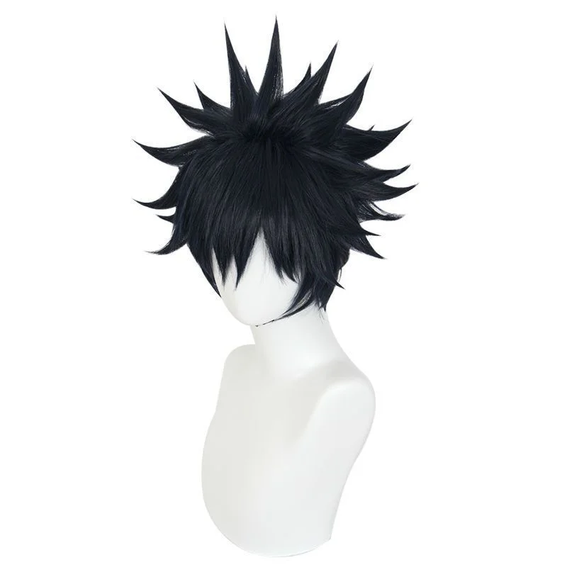 Jujutsu Kaisen Fushiguro Megumi Cosplay Wig Synthetic Short Straight Wig Anime Coser Cute Girl High Quality Wig Halloween Party 4