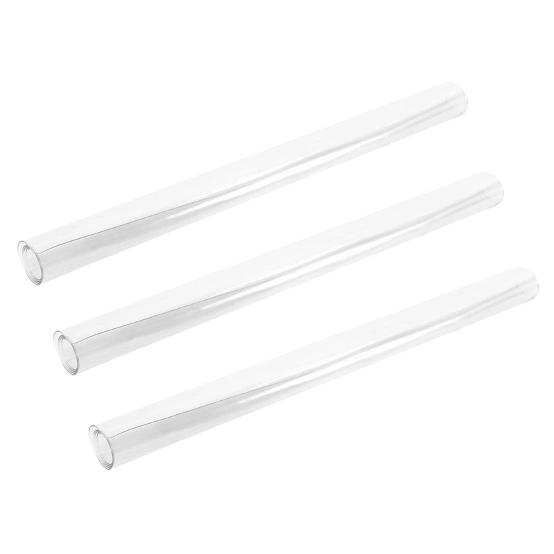 

3X Transparent Waterproof PVC Table Cloth Solid Pattern Oil-Proof Glass Soft Cloth 1.0Mm Desk Mat Cover 40X40cm