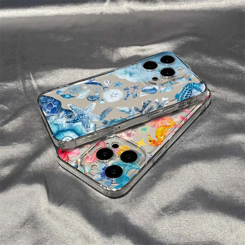 Summer Marine Seafood Design Phone Case Cover