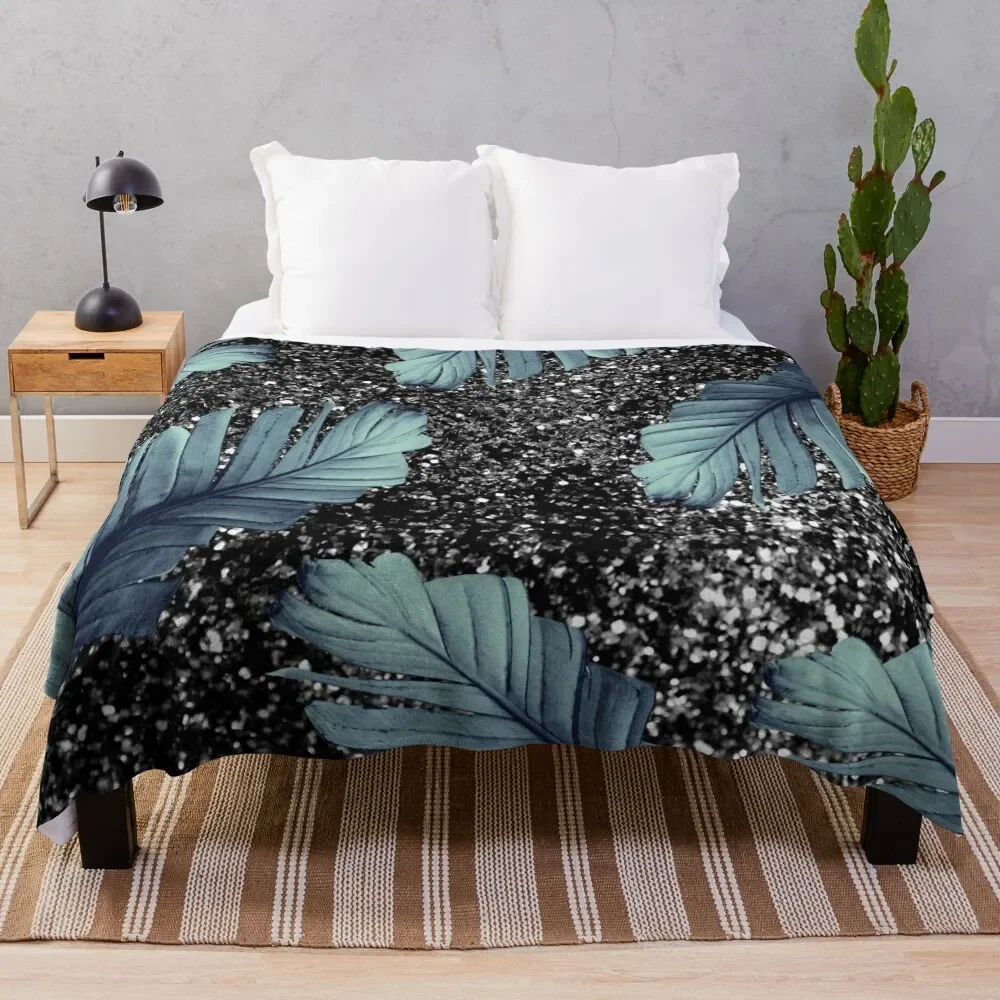 

Блестящие банановые листья #5 (искусственные блестки) # блестящие # тропические # Декор # художественное одеяло в клетку пушистые одеяла