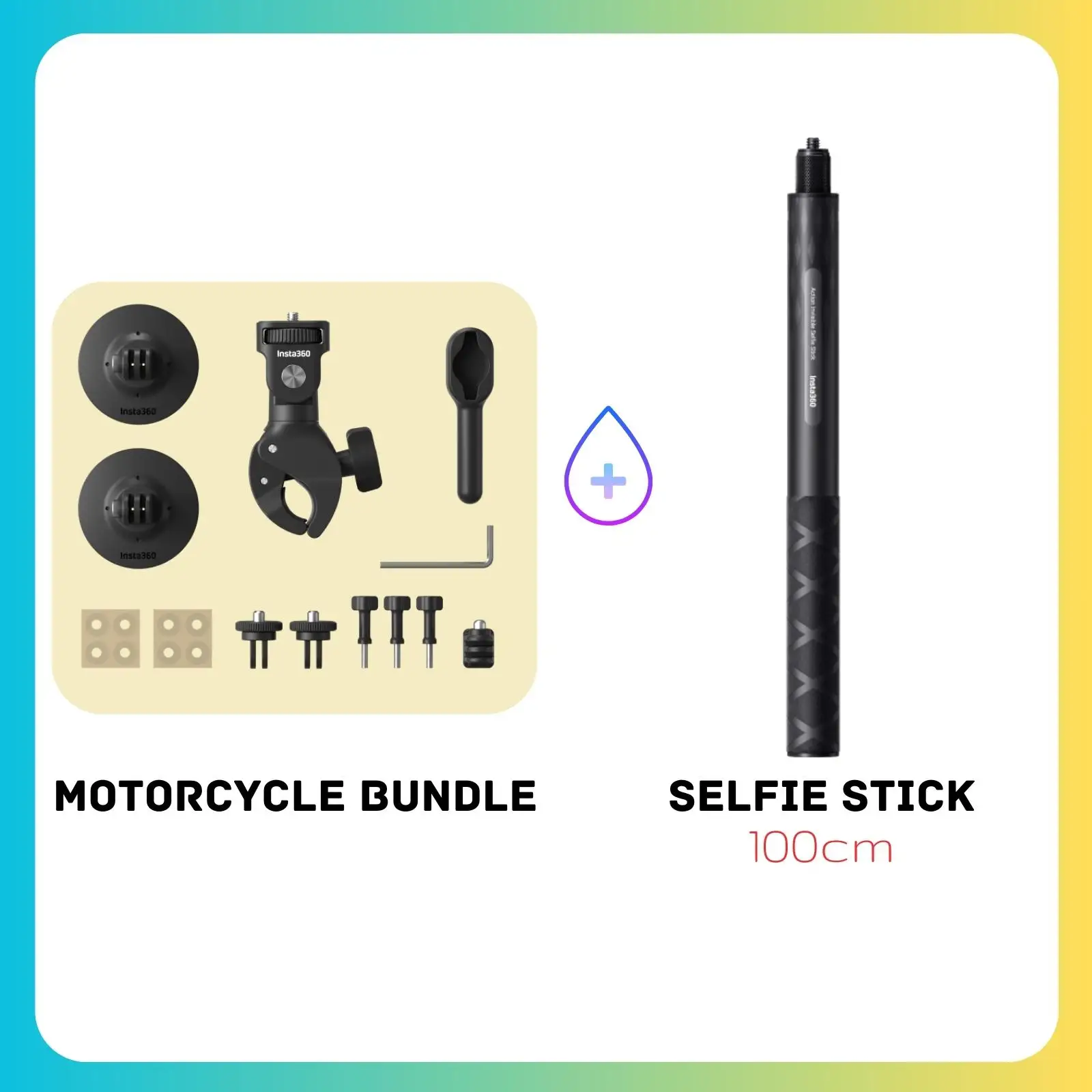 Best360 Pince De Caméra En Aluminium, Compatible Avec Insta360 X5