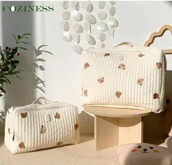 Mommy Bag Zipper Embroidery Quilted Luggage Baby Stroller Bags Diaper Bag Family Travel Outing Necessary Hot Selling Tote Bag