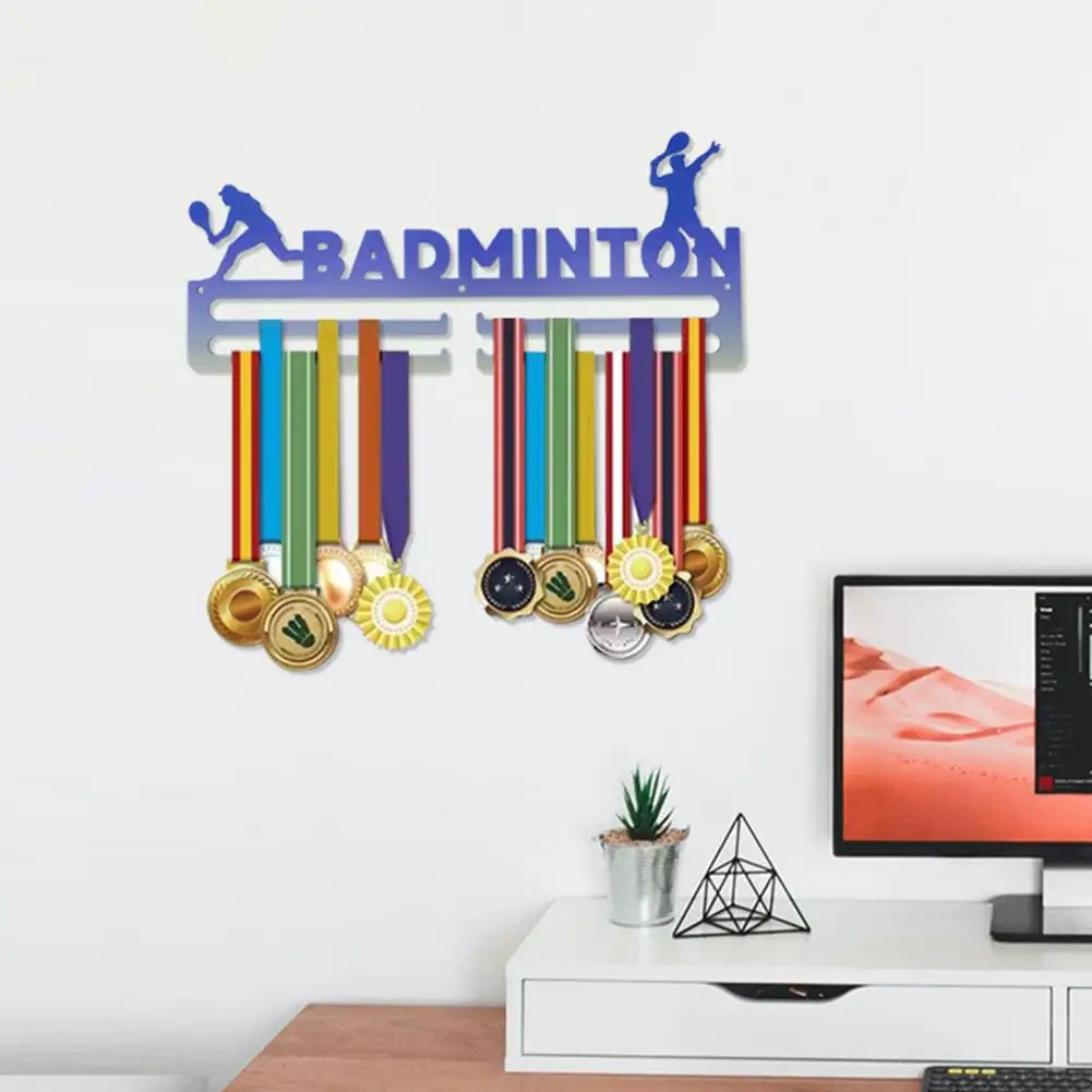 

Good Load-bearing Medal Hanger Anti-slip Badminton Football Basketball Medal Hanging Holder Home Accessories