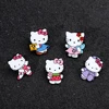 Anime Sanrio Kawaii Hello Kitty Brooch Creativity Metal Badge Cute Cartoon Badge Versatile Accessories Clothing Bag Decorate 1