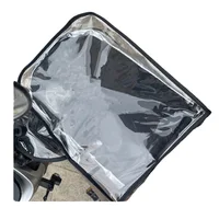 Waterproof Handlebar Mittens Motorcycle Large Rain Cover Transparent Windproof Handlebar Mittens Winter Riding Handle Cover 2pcs 2