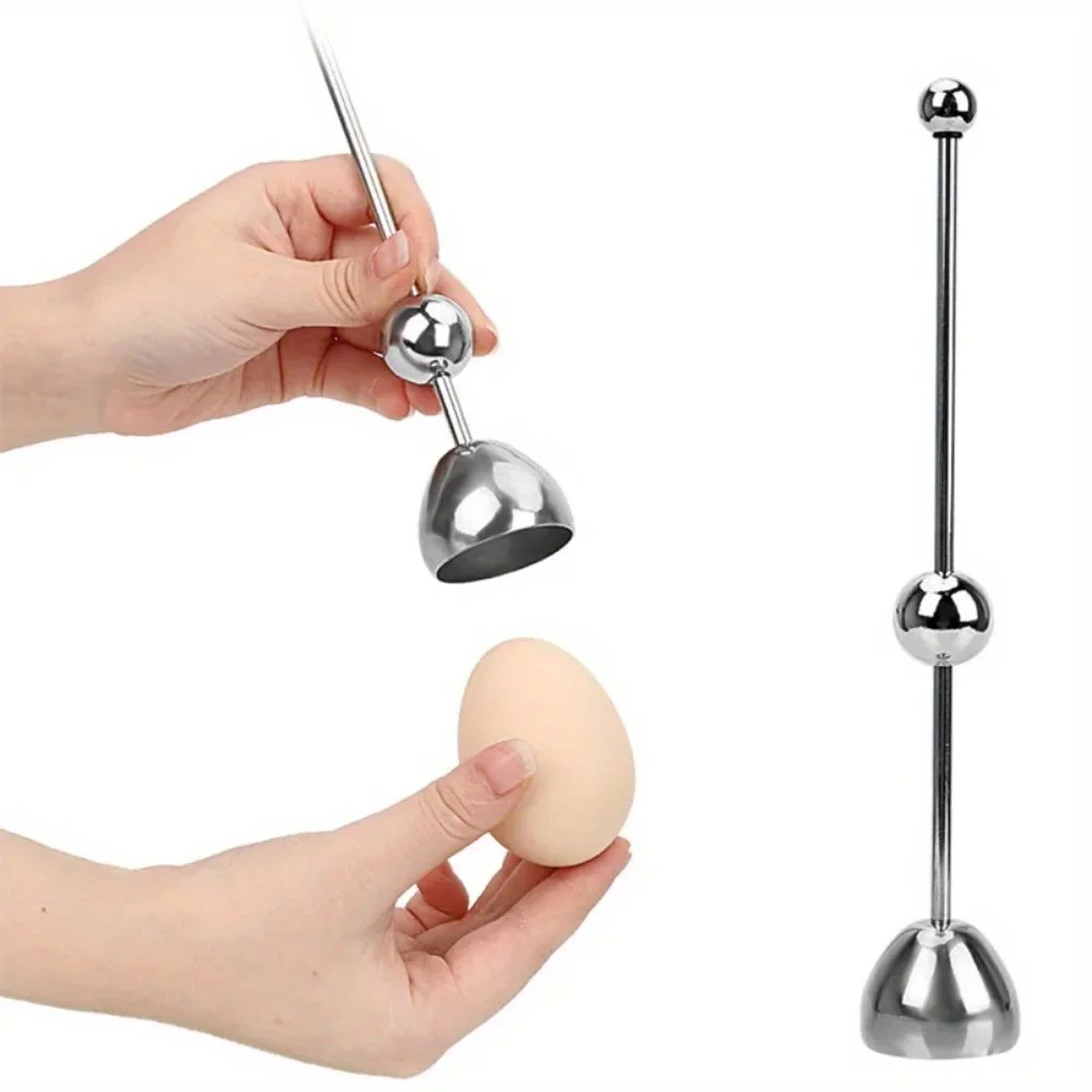 

1PC Egg Topper Cracker Egg Cutter Opener Scissors Shell Boiled Kitchen Tool Cooked Snipper Stainless Steel Break Beat Clipper