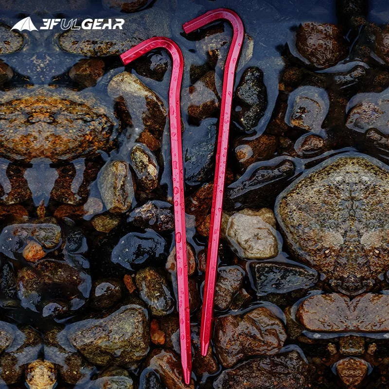Фото Уличная Сверхлегкая стойка из алюминиевого сплава 3F UL Gear 15,5 см/20 см, аксессуары для палатки из углеродного волокна №3