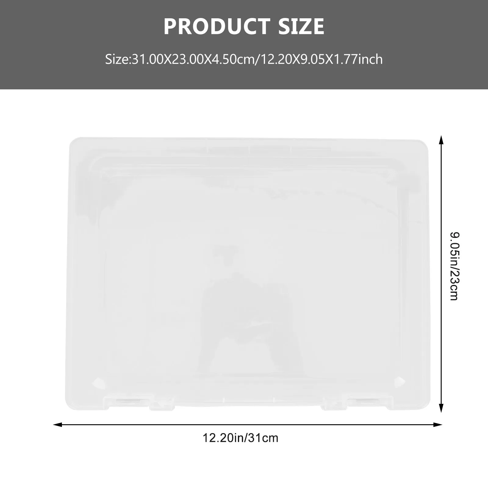 프리미엄 플라스틱 파일 정리함 투명 경량 문서, 서류, 증명서, 잡지 보관에 적합 효율적인 사무실 및 가정용