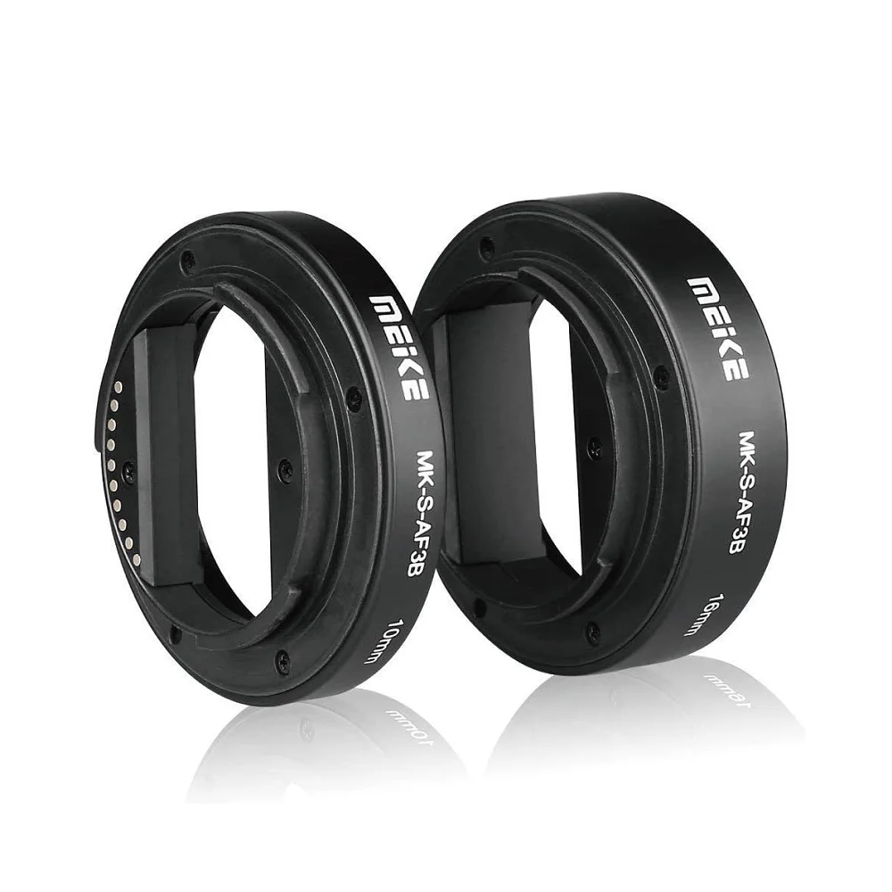 Meike MK-S-AF3B Auto Focus Macro Anello Tubo Di Estensione Per Sony E Mount A7 A7II A7III A9 A6000 A6100 A6400 A6600 NEX-5C NEX-7  44 - 9